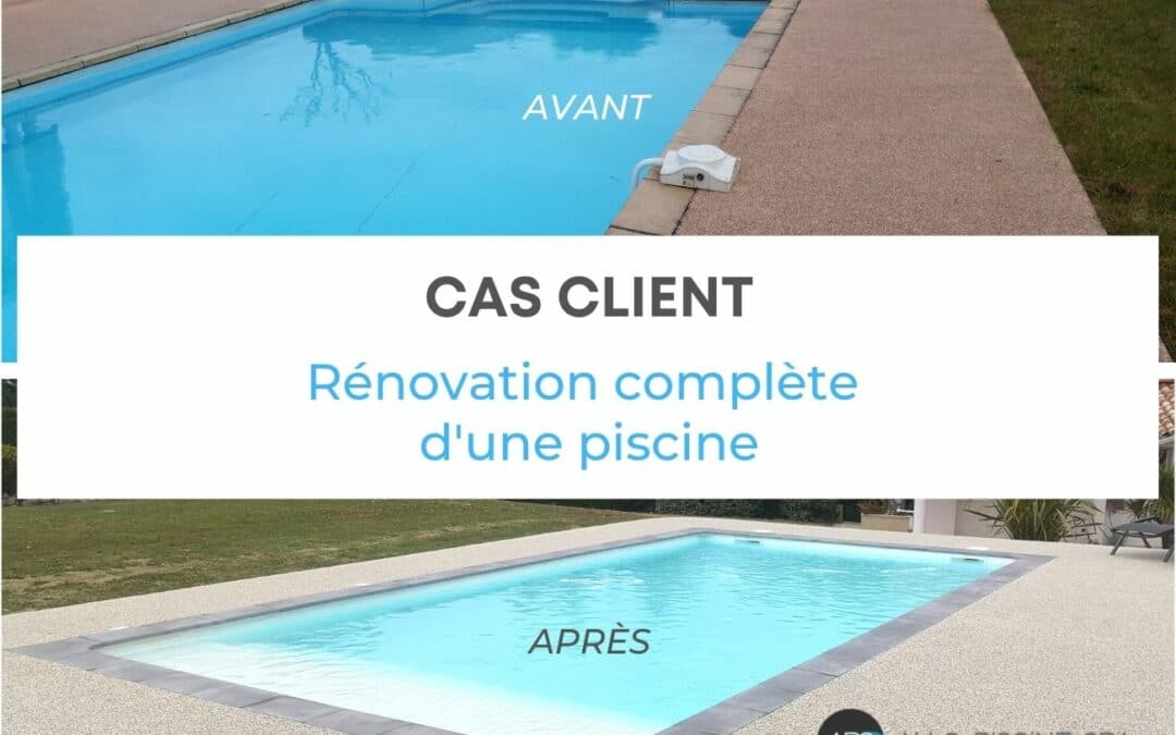 Rénovation complète d'une piscine à Toulouse