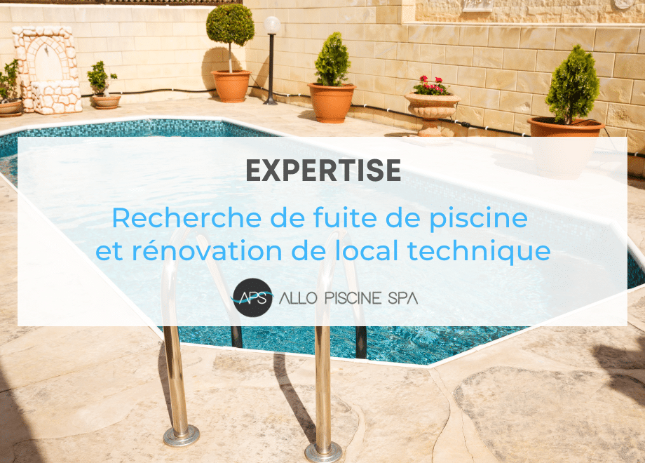 Recherche de fuite de piscine et rénovation de local technique
